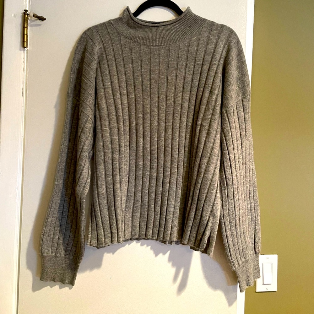 Leith cowl neck ladies sweater.